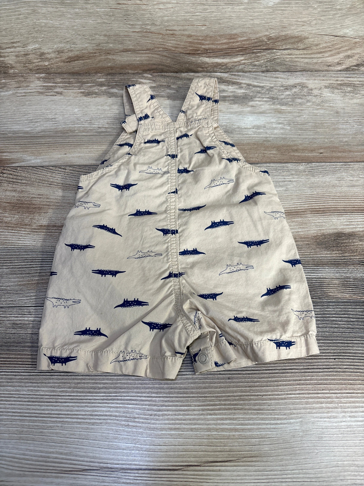 Just One You Alligator Shortall Tan sz 6m