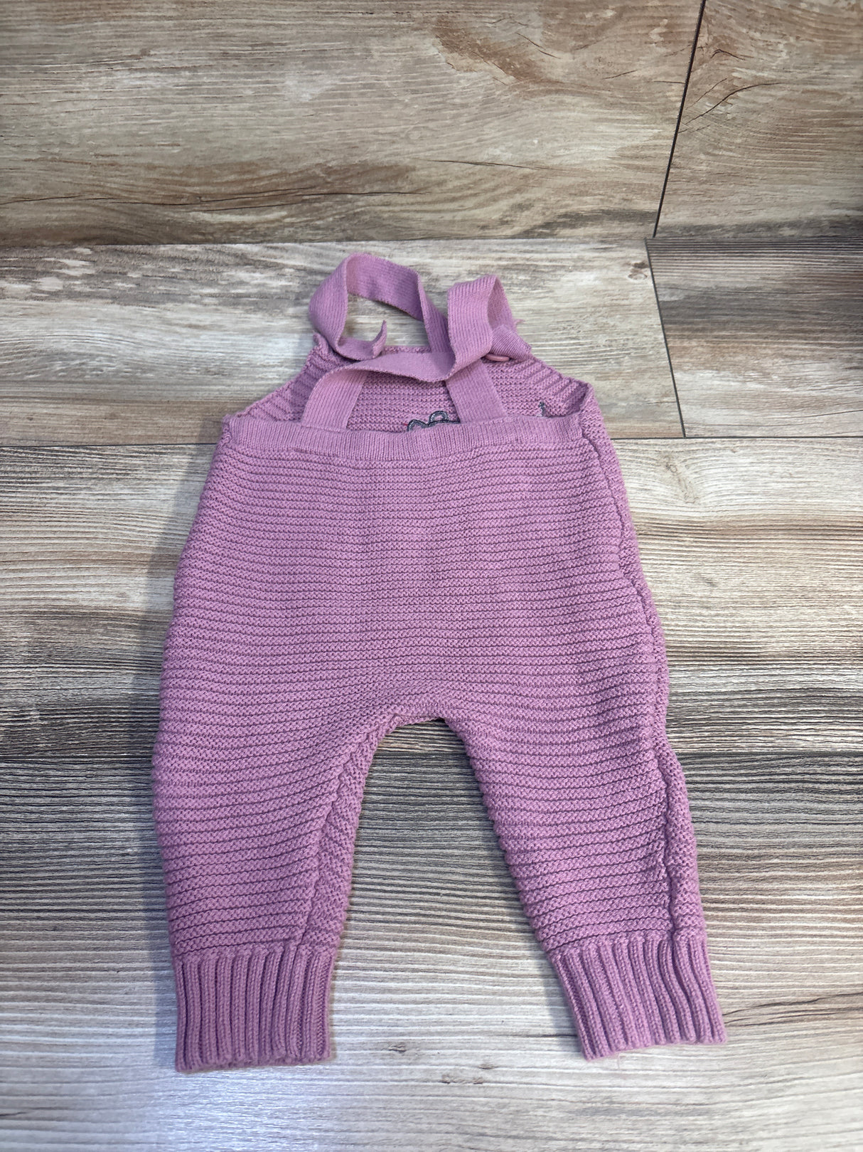 Disney Baby Winnie The Pooh Knit Overalls Mauve sz 0/3m