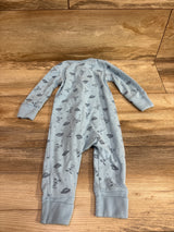 Space Dog Footless Sleeper Blue sz 3-6m