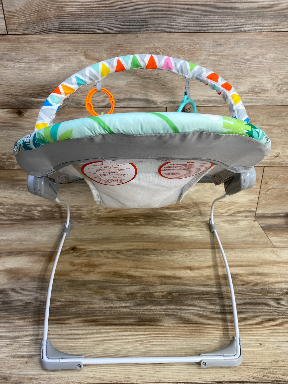 NEW Bright Starts Safari Fun Vibrating Bouncer