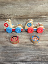Melissa & Doug GO Tots Wooden Race Cars