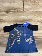 NEW Marvel Black Panther Shirt Black sz 5T