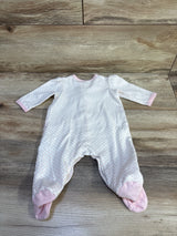 Little Me Ballerina Sleeper White sz 3m
