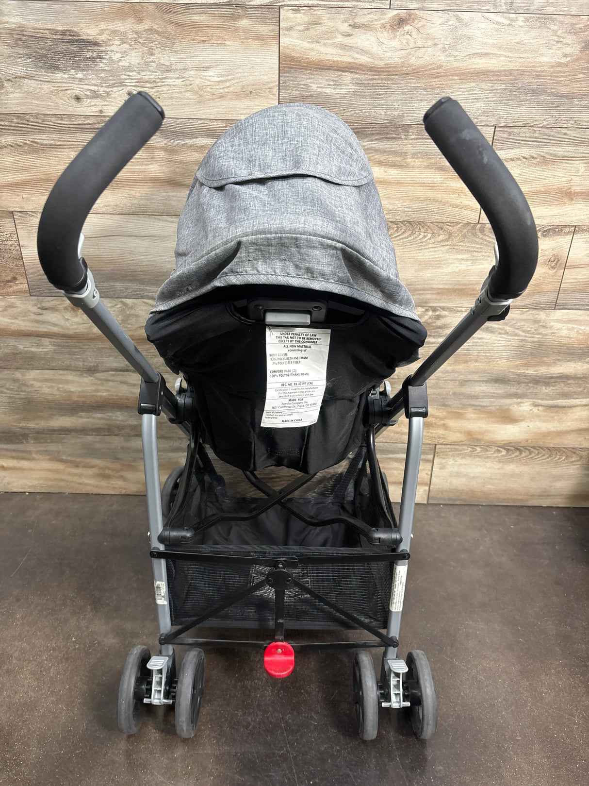 Evenflo Urbini Reversi Reversible Lightweight Stroller with Canopy, Grey