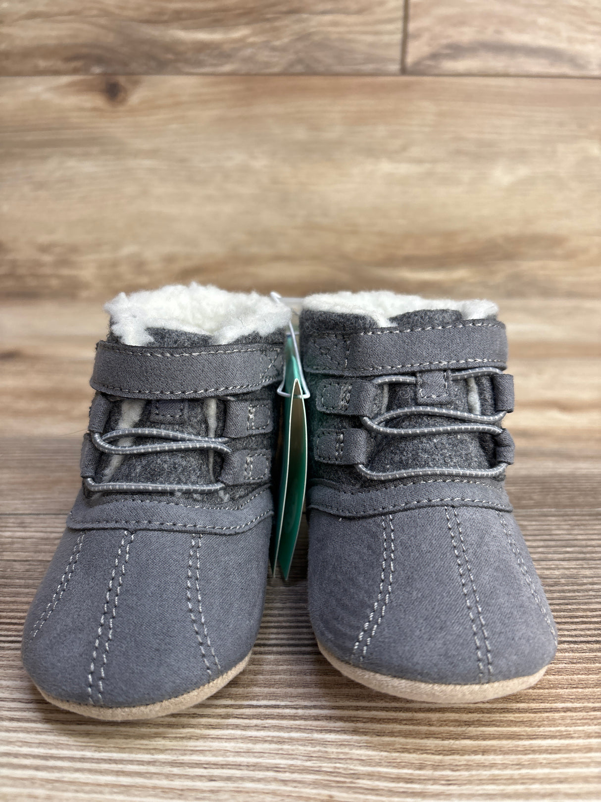NEW Surprize by Stride Rite Crispin Boots Grey sz 4/5c