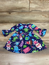 Monsters Inc. Sully & Boo Blue Tunic sz 2T