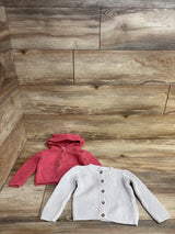 Simple Joys 2pk Neutral Knit Cardigan Sweaters sz 18m