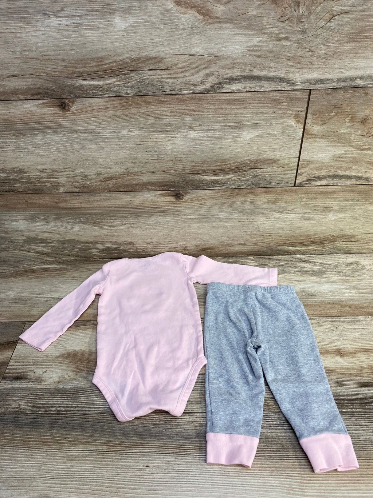 Carter's 2pc Bunny Bodysuit & Pants Pink sz 9m