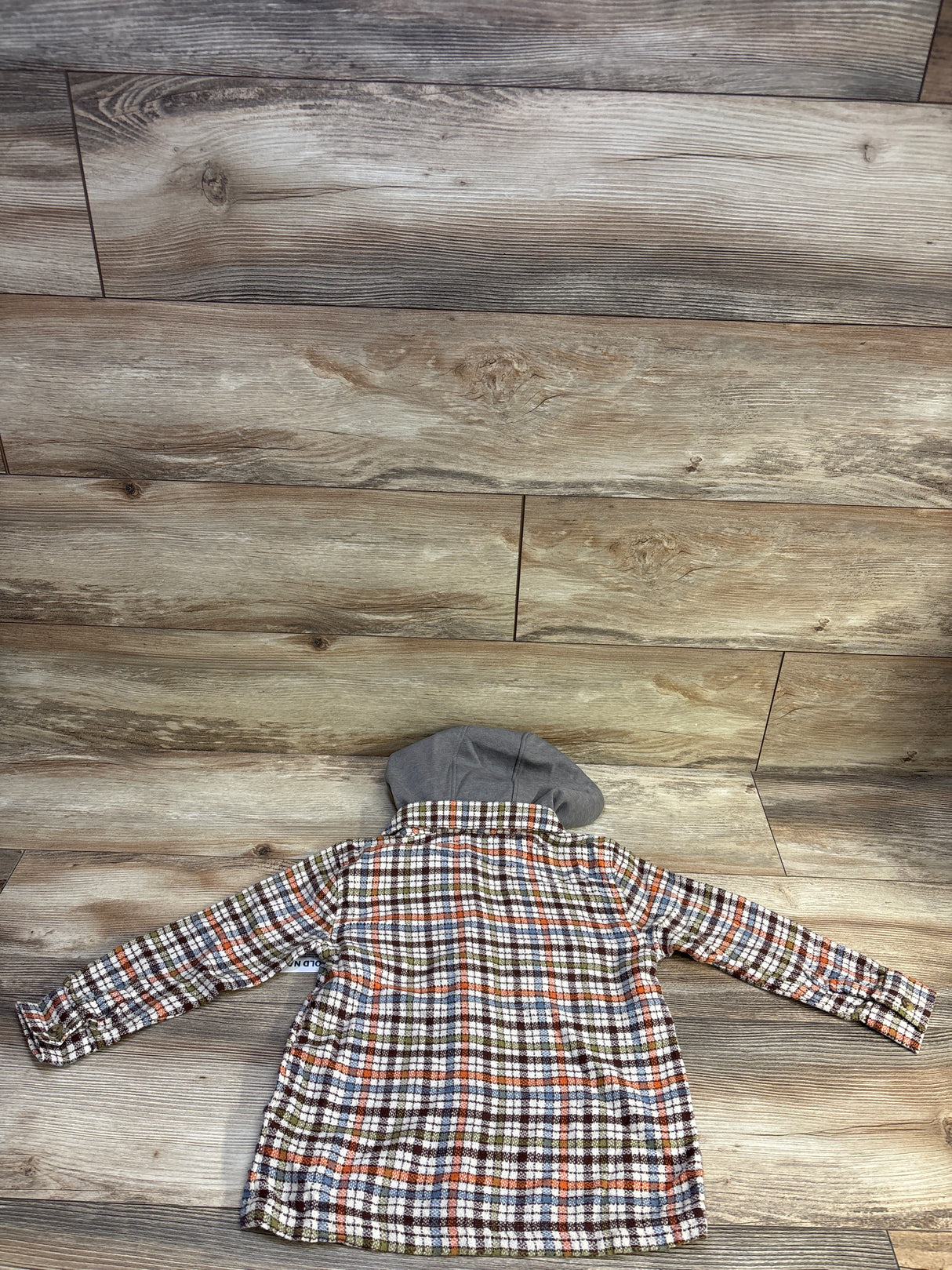 NEW Old Navy Hooded Flannel Beige sz 5T