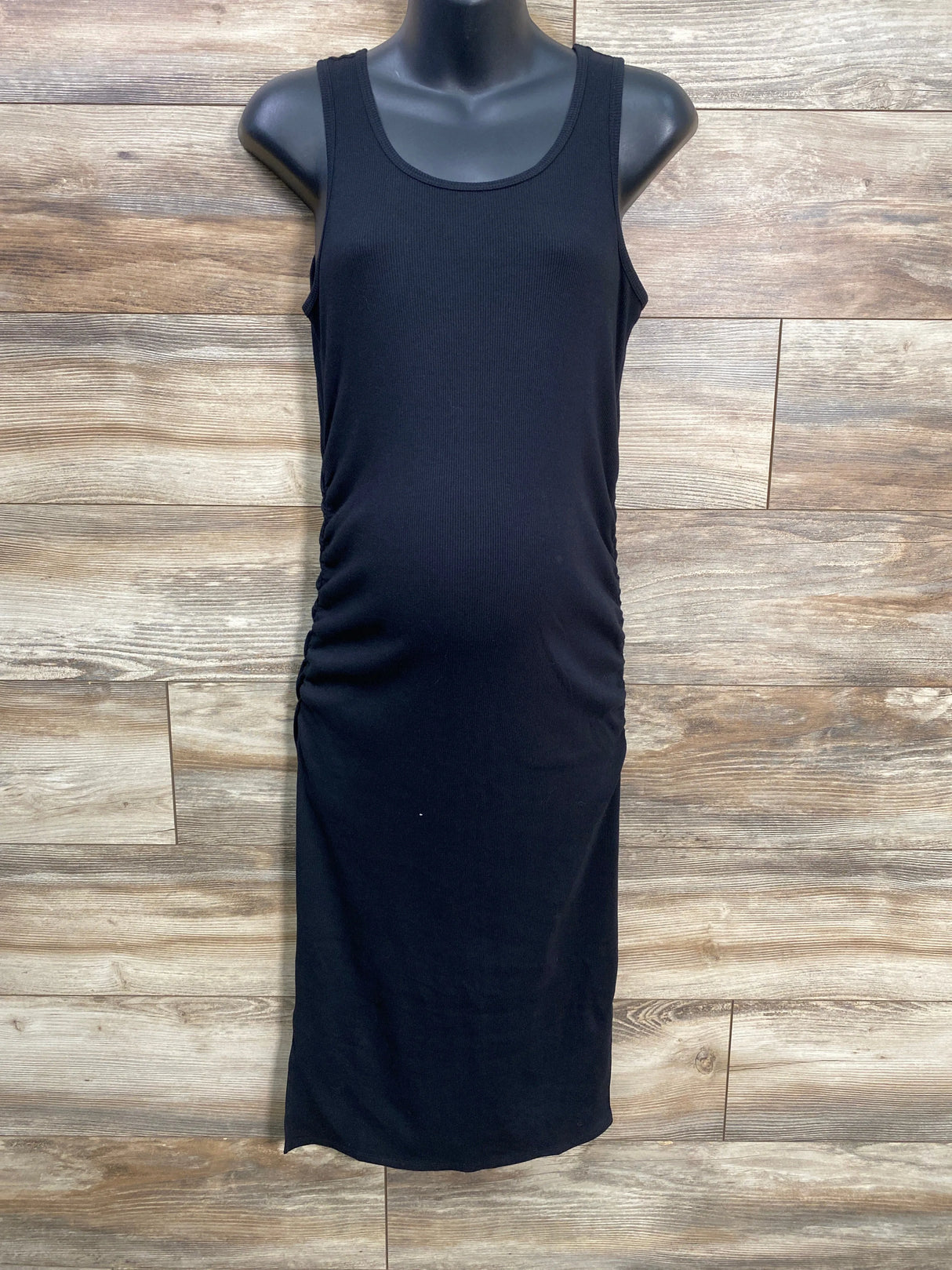 Sonoma Maternity Ribbed Tank Dress Black sz Small