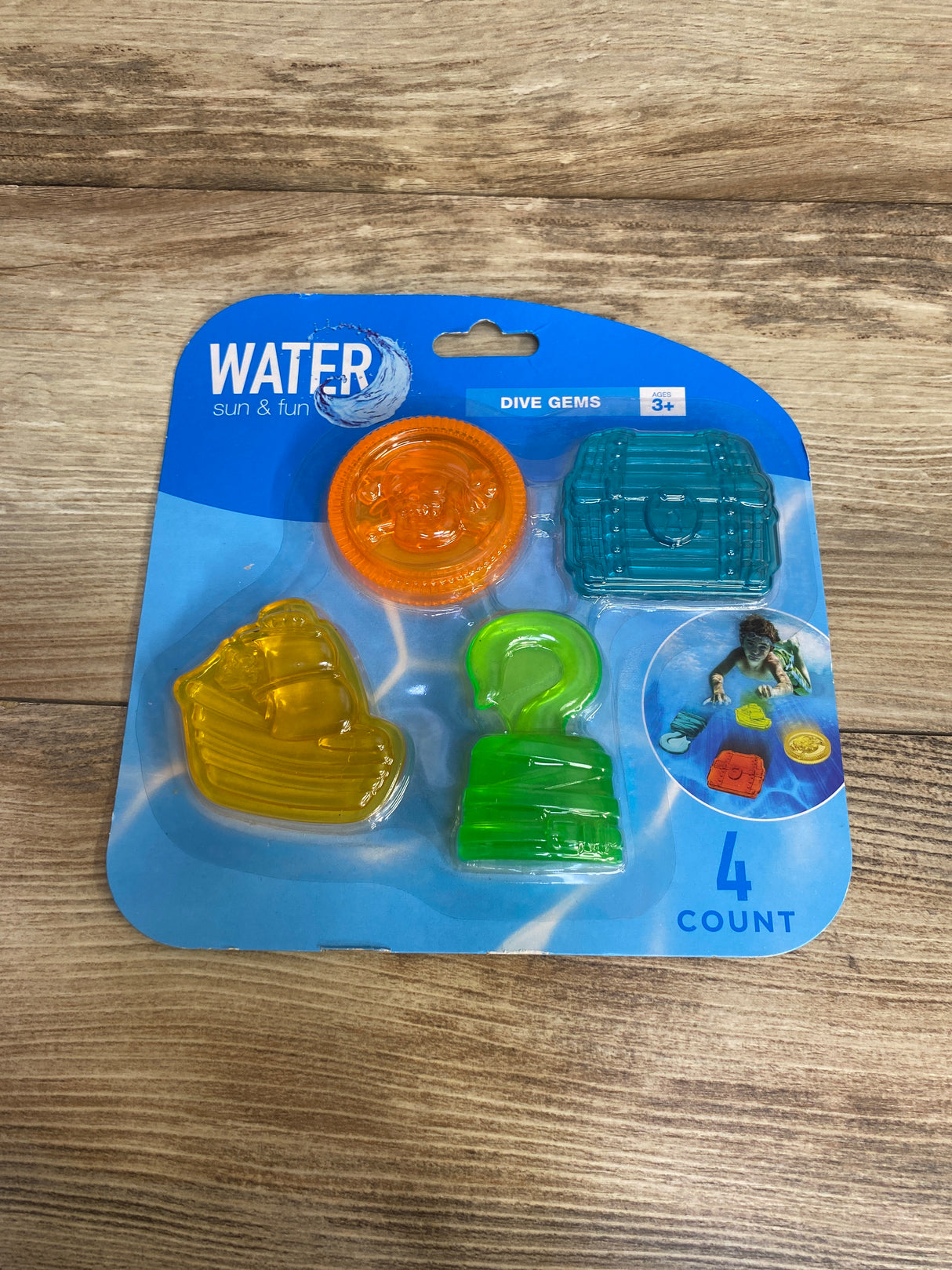 NEW Water Sun & Fun Dive Gems 4 Pack