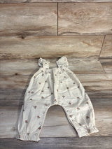 NEW Three Peas Boutique - Colorful Childhood Jumpsuit Ivory sz 6-12m