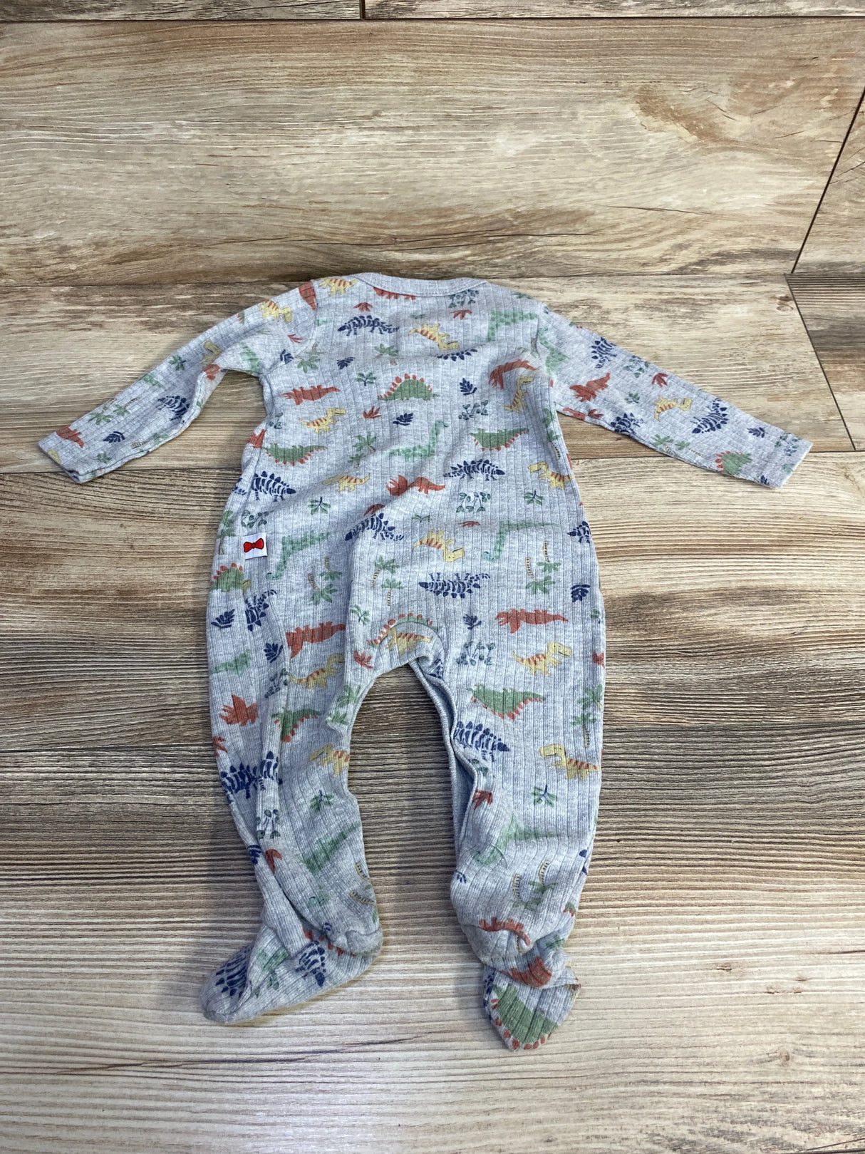Dapper Dude Dinosaur Print Sleeper Grey sz 3-6m - Me n Mommy To Be