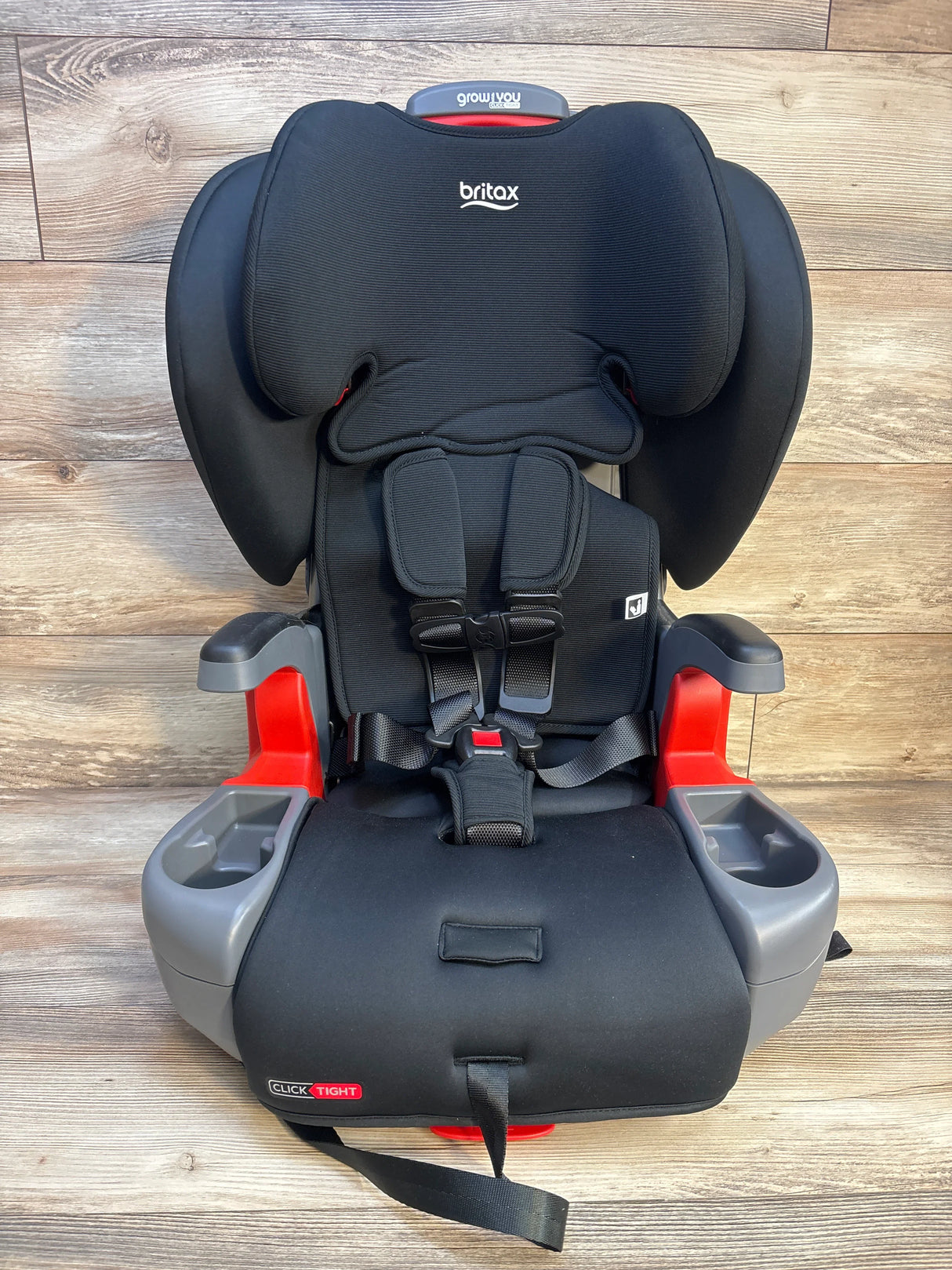 Britax Grow With You ClickTight Harness-2-Booster Car Seat in Black Contour 25-120lbs