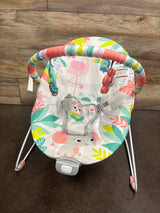 Bright Starts Flamingo Vibes Vibrating Baby Bouncer