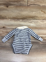 Carter's Polo Bodysuit Grey sz Newborn