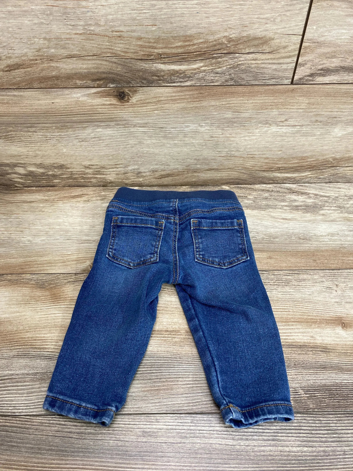 Old Navy Knit Waist Pull On Jeans Blue sz 6-12m