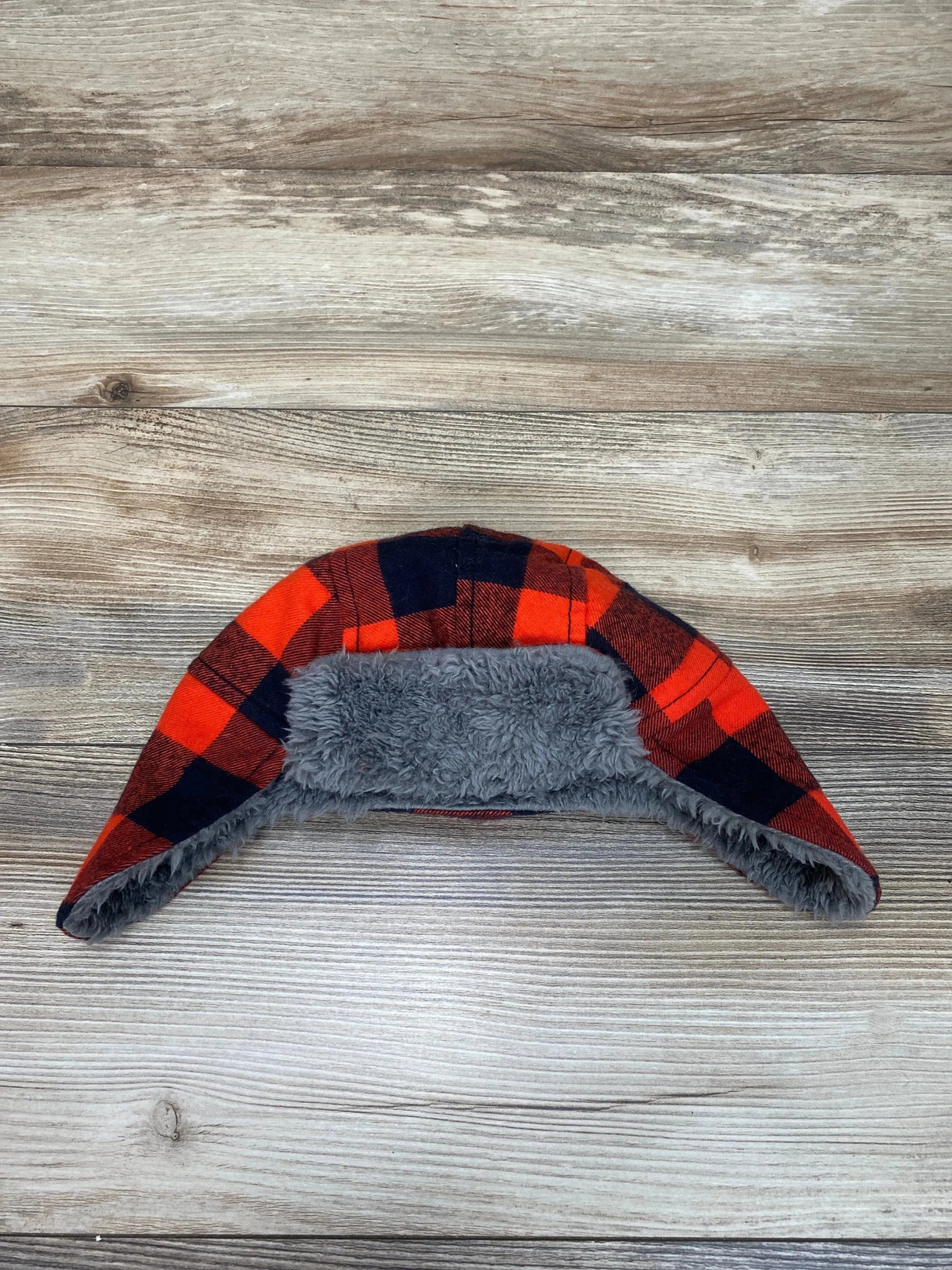 Tucker + Tate Faux Fur Buffalo Print Trapper Hat sz 2-4Y