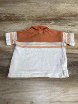 Little Co. Polo Shirt Orange/White sz 9m