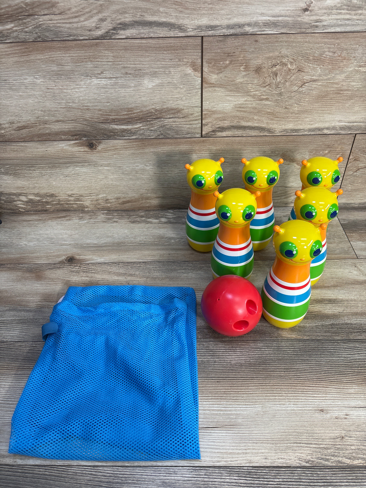 Melissa & Doug Rainbow Caterpillar Bowling Set