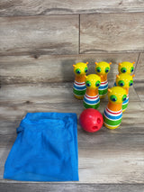Melissa & Doug Rainbow Caterpillar Bowling Set
