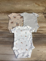 Just One You 3pk Bodysuits Beige sz Newborn