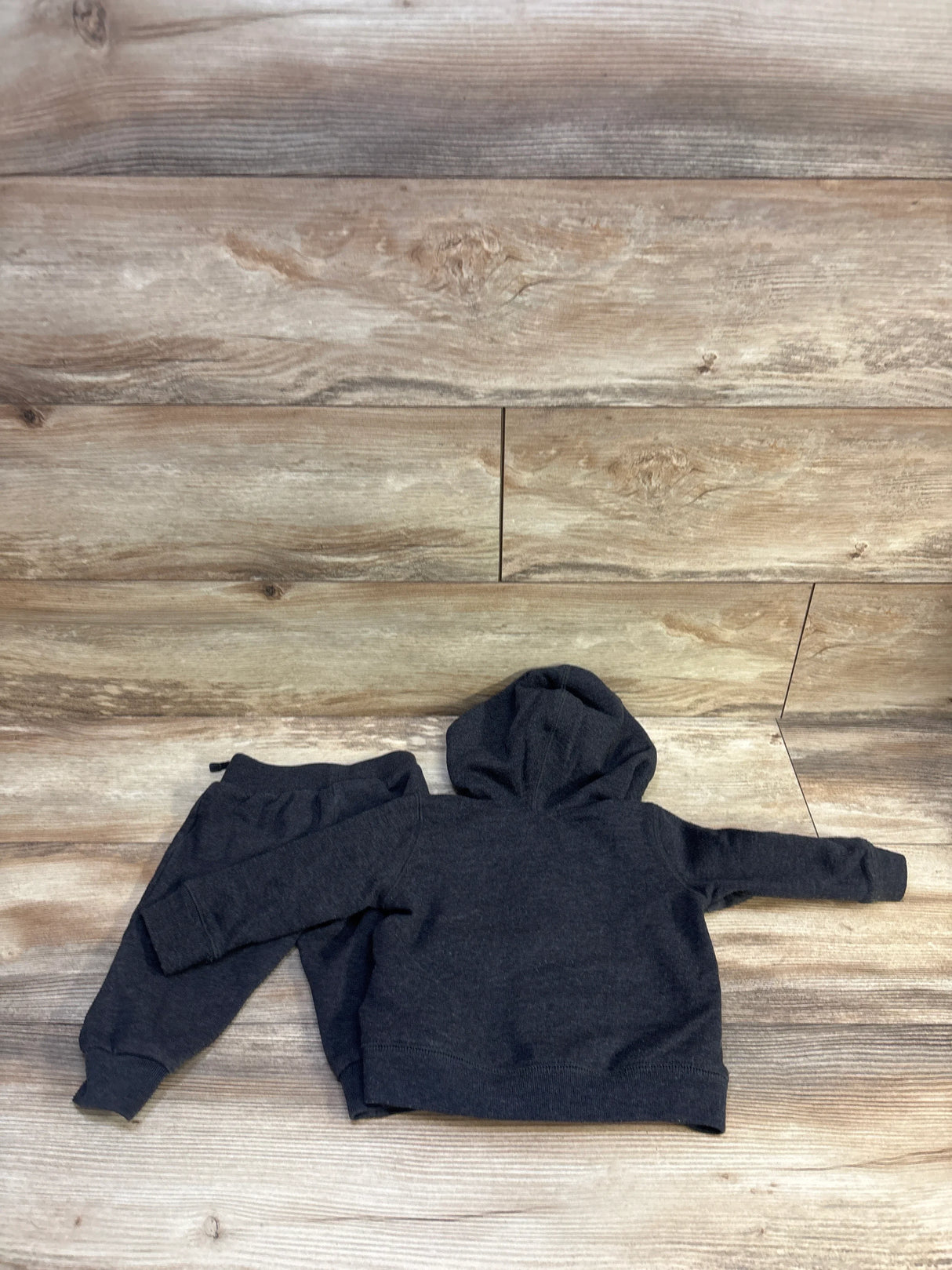 Baby Gap 2pc Zip Up Hoodie & Joggers Set Grey sz 12-18m