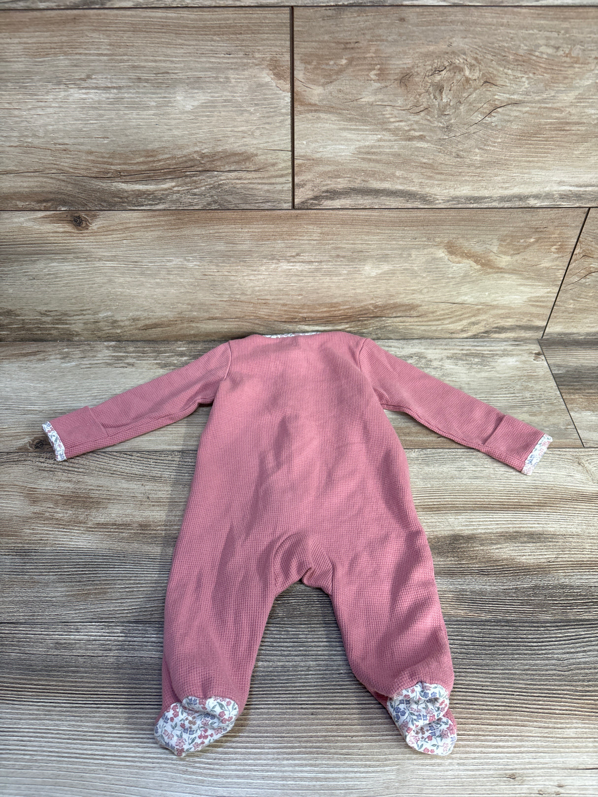 Just One You Waffle Knit Sleeper Pink sz 3m