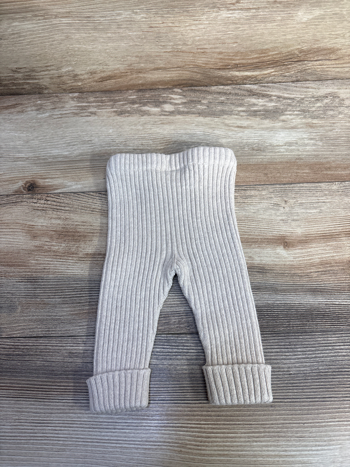Hanna Andersson Sweater Knit Leggings White sz 0-3m