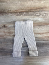 Hanna Andersson Sweater Knit Leggings White sz 0-3m