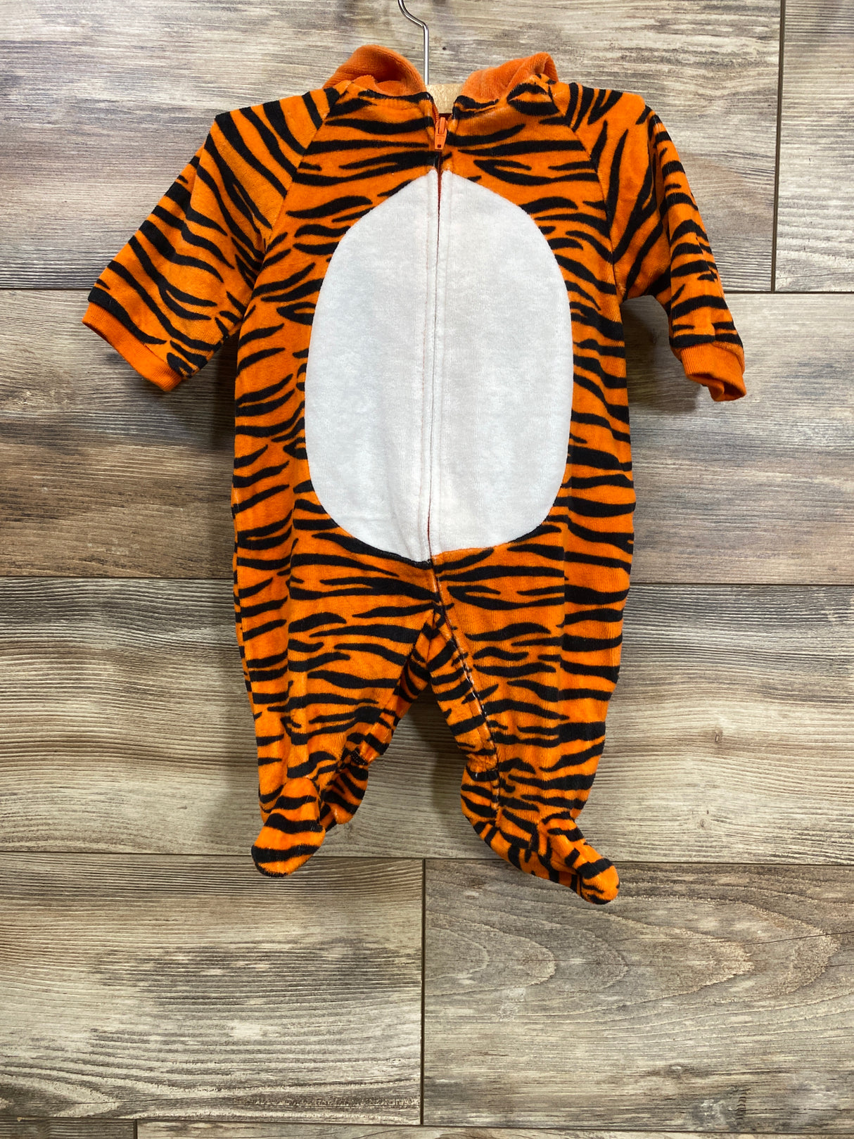 Hooded Tiger Coverall Orange sz 0-3m