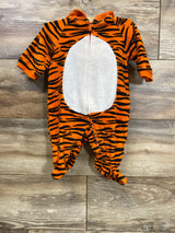 Hooded Tiger Coverall Orange sz 0-3m