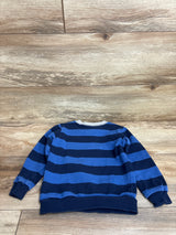 Carter's Striped Pull Over Sweater Blue sz 4T