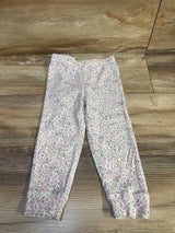 Carter's Floral Leggings White sz 24m