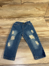 Distressed Jeans Blue sz 12-18m