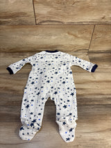 MAMIMAKA Star Print Sleeper White sz 3m