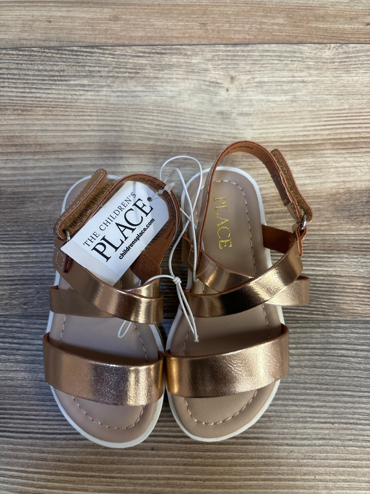 NEW Children's Place Platform Sandals Rose Gold sz 6c