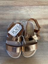 NEW Children's Place Platform Sandals Rose Gold sz 6c