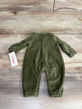 NEW Cat & Jack Ribbed Coverall Green sz Newborn