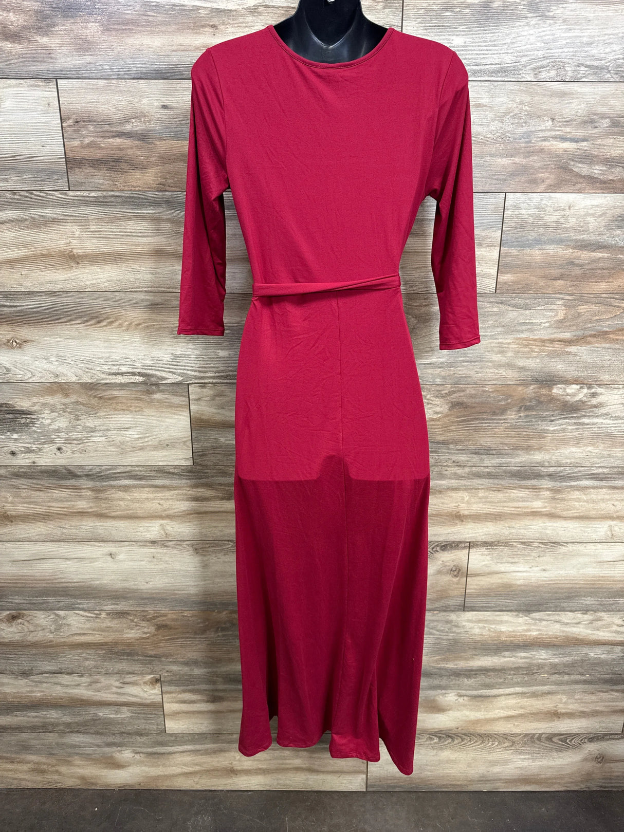 Motherhood Bee Cross Over Maxi Dress Burgundy sz Large