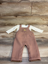 Disney Baby 2pc Winnie The Pooh Overalls Set White sz 12m