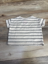 Cat & Jack Striped Shirt Ivory sz 3-6m