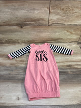 Little Sis Gown Pink sz 3-6m