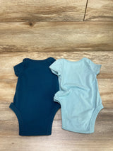 2pk Latin America Bodysuits Blue sz 0-3m