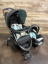 Baby Trend EZ Ride 35 Travel System with Infant Car Seat in Doodle Dots