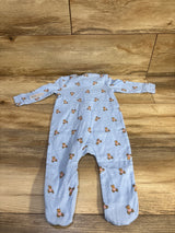 NEW Baby Gap Bear Print Sleeper Blue sz 6-9m