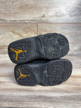 Air Jordan 9 Retro TD 'Dark Charcoal University Gold' Sneakers sz 7c