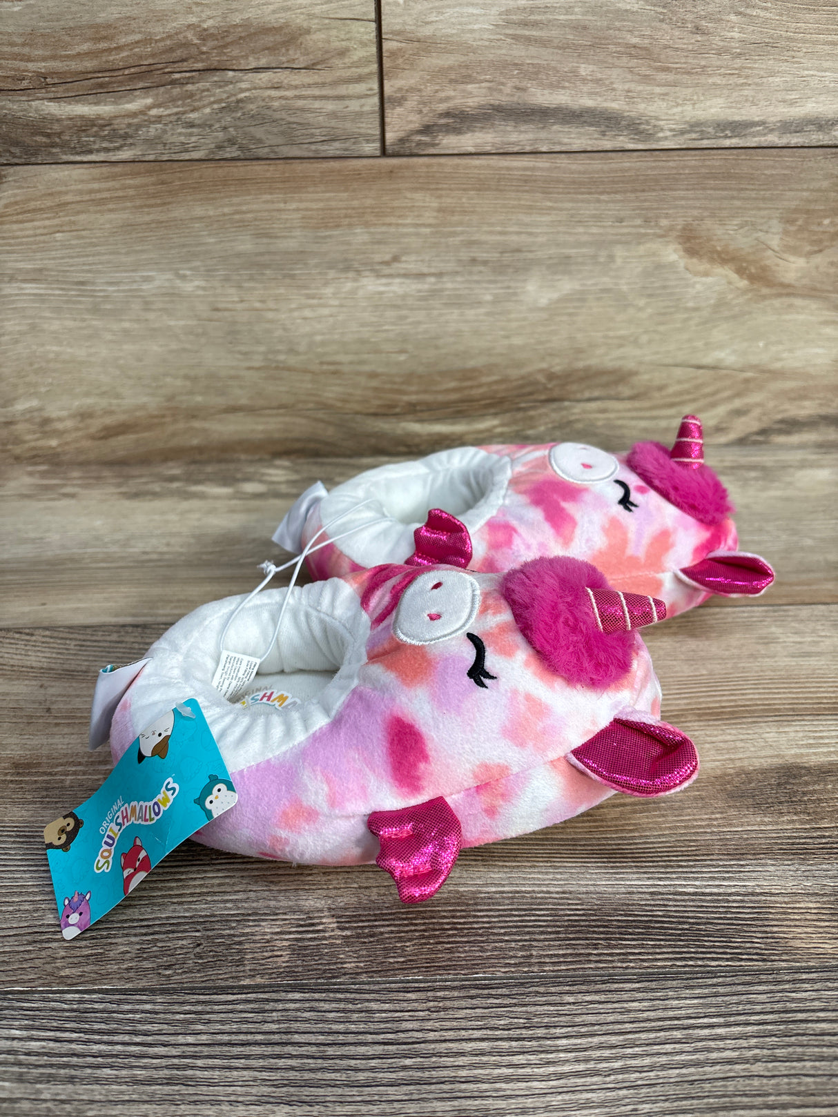 NEW Jazwares Squismallow Slippers Pink sz 11/12c
