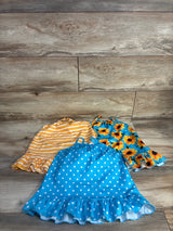 Sunflower Tank Dresses 3pk Blue sz 9-12m