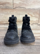 Cat & Jack Glitter Boots, Black sz 6c